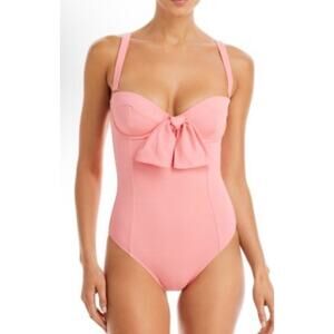 Alexandra Miro Clara Underwire Pink Underwire One Piece Swimsuit Sz S NWT